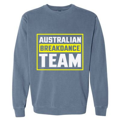 Australian Breakdance Costume Team Matching Garment-Dyed Sweatshirt