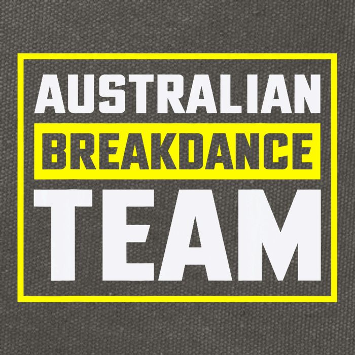 Australian Breakdance Costume Team Matching Cotton Canvas Backpack