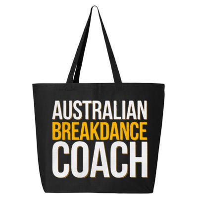 Australian Breakdance Coach Funny Dance Instructor 25L Jumbo Tote