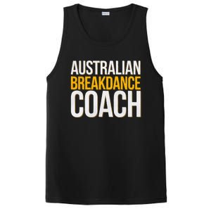 Australian Breakdance Coach Funny Dance Instructor PosiCharge Competitor Tank