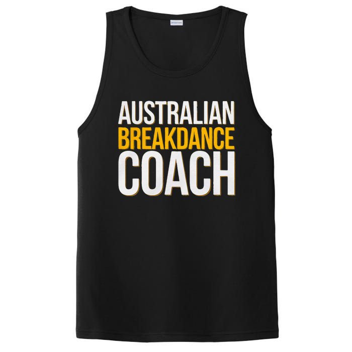 Australian Breakdance Coach Funny Dance Instructor PosiCharge Competitor Tank