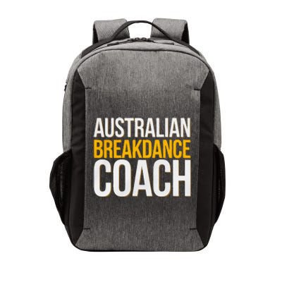 Australian Breakdance Coach Funny Dance Instructor Vector Backpack