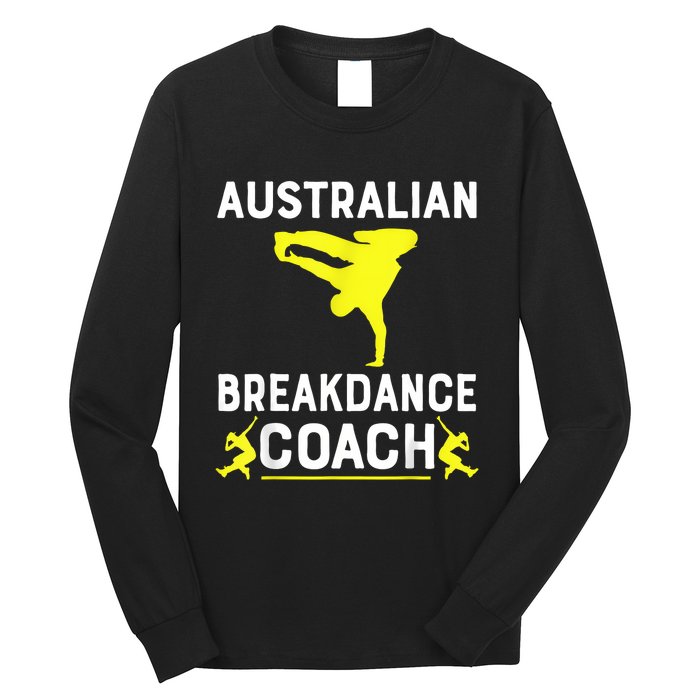 Australian Breakdancer Costume Coach Break Dancer Matching Long Sleeve Shirt