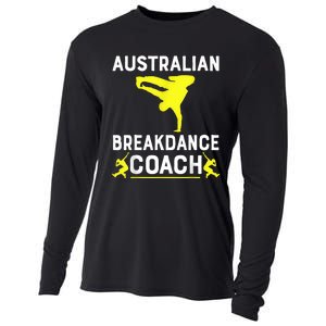 Australian Breakdancer Costume Coach Break Dancer Matching Cooling Performance Long Sleeve Crew