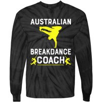 Australian Breakdancer Costume Coach Break Dancer Matching Tie-Dye Long Sleeve Shirt