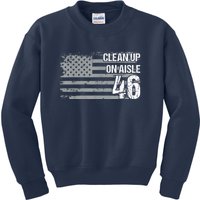 Anti Biden Clean Up On Aisle 46 Impeach Biden Kids Sweatshirt