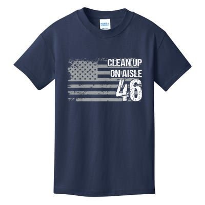 Anti Biden Clean Up On Aisle 46 Impeach Biden Kids T-Shirt