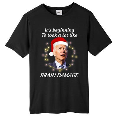 Anti Biden Christmas Funny Republican Tall Fusion ChromaSoft Performance T-Shirt