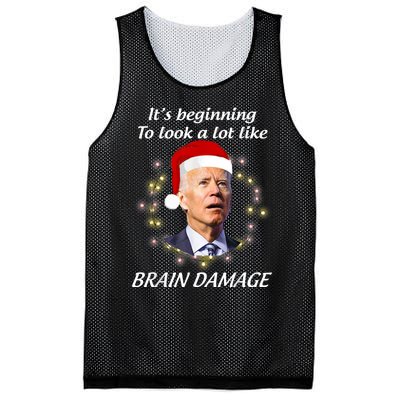 Anti Biden Christmas Funny Republican Mesh Reversible Basketball Jersey Tank