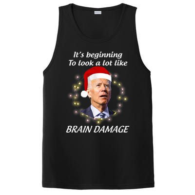 Anti Biden Christmas Funny Republican PosiCharge Competitor Tank