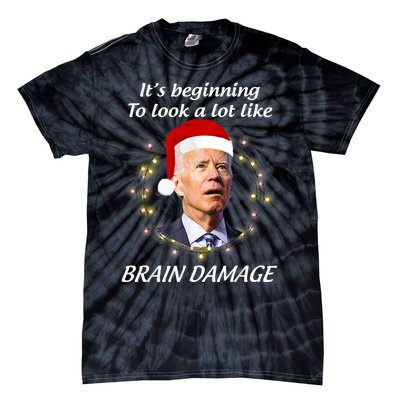 Anti Biden Christmas Funny Republican Tie-Dye T-Shirt