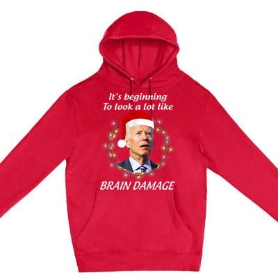 Anti Biden Christmas Funny Republican Premium Pullover Hoodie