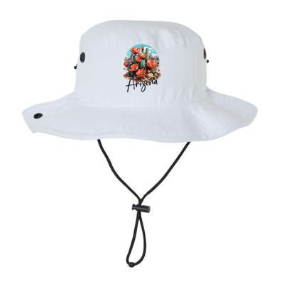 Arizona Blooming Cactus Flowers Love State Of Arizona Cute Legacy Cool Fit Booney Bucket Hat