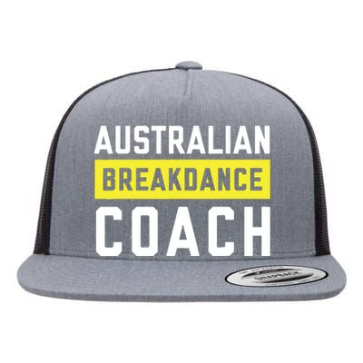 Australian Breakdancing Costume Coach Break Dancer Matching Flat Bill Trucker Hat