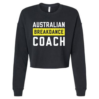 Australian Breakdancing Costume Coach Break Dancer Matching Cropped Pullover Crew