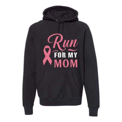 Athletics Breast Cancer Awareness Month Runner Pin.K Ribbon Premium Hoodie