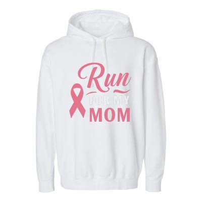 Athletics Breast Cancer Awareness Month Runner Pin.K Ribbon Garment-Dyed Fleece Hoodie