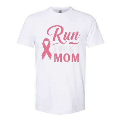 Athletics Breast Cancer Awareness Month Runner Pin.K Ribbon Softstyle CVC T-Shirt