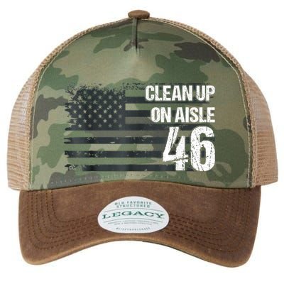 Anti Biden Clean Up On Aisle 46 Impeach Biden Legacy Tie Dye Trucker Hat
