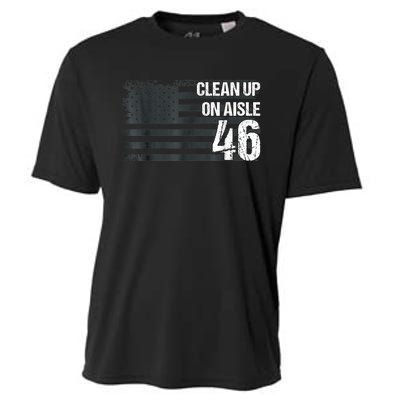 Anti Biden Clean Up On Aisle 46 Impeach Biden Cooling Performance Crew T-Shirt