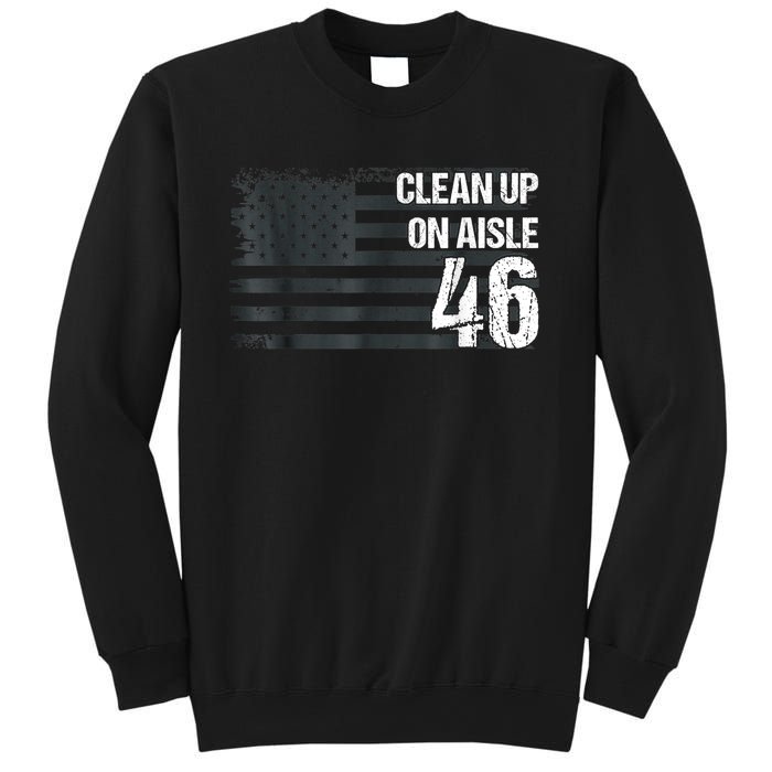 Anti Biden Clean Up On Aisle 46 Impeach Biden Sweatshirt