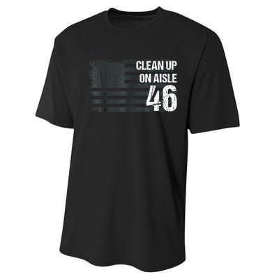 Anti Biden Clean Up On Aisle 46 Impeach Biden Performance Sprint T-Shirt