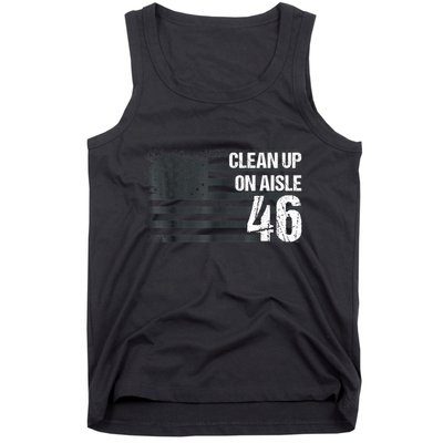 Anti Biden Clean Up On Aisle 46 Impeach Biden Tank Top
