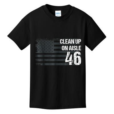 Anti Biden Clean Up On Aisle 46 Impeach Biden Kids T-Shirt