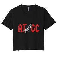 Atcc Bioinformatics Computer Scientist Computer Science Biology Women's Crop Top Tee
