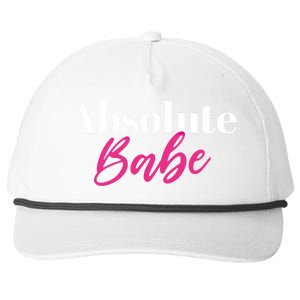 Absolute Babe Cool Gift Snapback Five-Panel Rope Hat