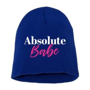 Absolute Babe Cool Gift Short Acrylic Beanie