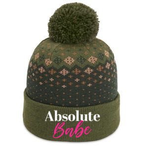 Absolute Babe Cool Gift The Baniff Cuffed Pom Beanie