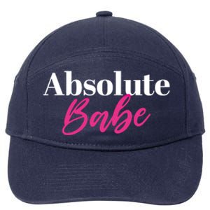 Absolute Babe Cool Gift 7-Panel Snapback Hat