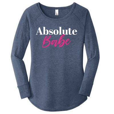 Absolute Babe Cool Gift Women's Perfect Tri Tunic Long Sleeve Shirt