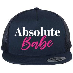 Absolute Babe Cool Gift Flat Bill Trucker Hat