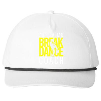 Australian Breakdance Coach Costume Break Dancer Matching Snapback Five-Panel Rope Hat