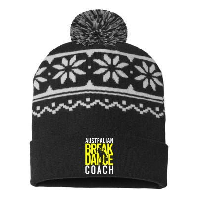 Australian Breakdance Coach Costume Break Dancer Matching USA-Made Snowflake Beanie