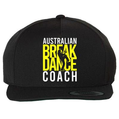 Australian Breakdance Coach Costume Break Dancer Matching Wool Snapback Cap