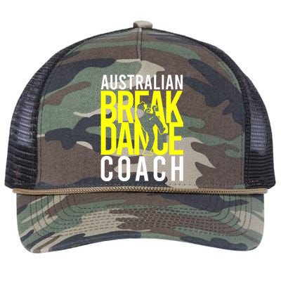 Australian Breakdance Coach Costume Break Dancer Matching Retro Rope Trucker Hat Cap