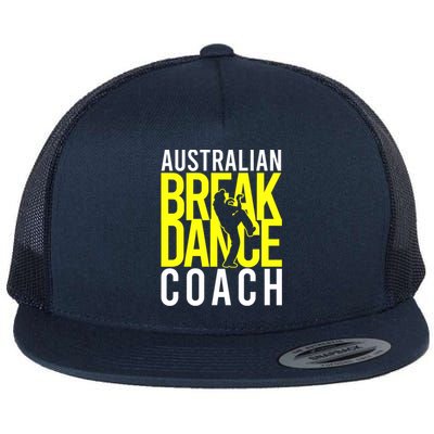 Australian Breakdance Coach Costume Break Dancer Matching Flat Bill Trucker Hat