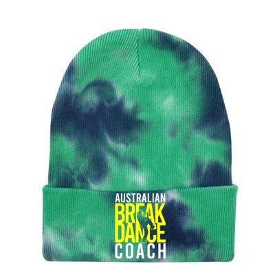 Australian Breakdance Coach Costume Break Dancer Matching Tie Dye 12in Knit Beanie