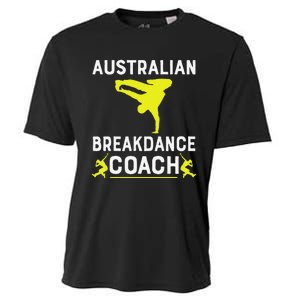 Australian Breakdancer Costume Coach Break Dancer Matching Gift Cooling Performance Crew T-Shirt