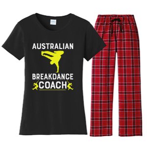 Australian Breakdancer Costume Coach Break Dancer Matching Gift Women's Flannel Pajama Set