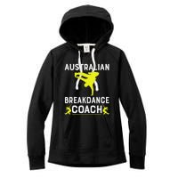 Australian Breakdancer Costume Coach Break Dancer Matching Gift Women's Fleece Hoodie