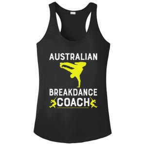 Australian Breakdancer Costume Coach Break Dancer Matching Gift Ladies PosiCharge Competitor Racerback Tank