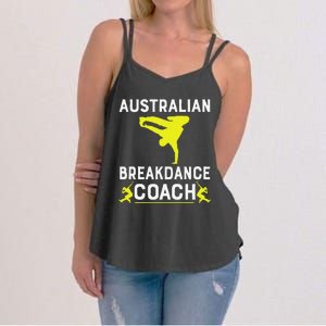 Australian Breakdancer Costume Coach Break Dancer Matching Gift Women's Strappy Tank