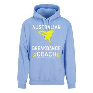 Australian Breakdancer Costume Coach Break Dancer Matching Gift Unisex Surf Hoodie