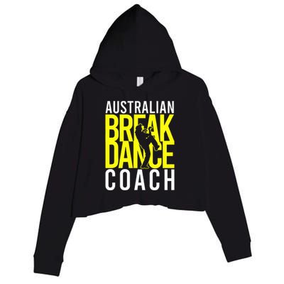 Australian Breakdance Coach Costume Crop Fleece Hoodie