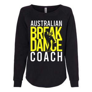 Australian Breakdance Coach Costume Womens California Wash Sweatshirt