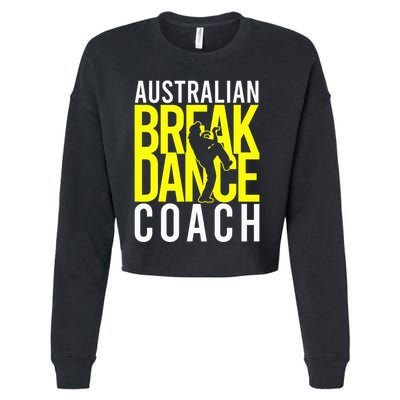 Australian Breakdance Coach Costume Cropped Pullover Crew